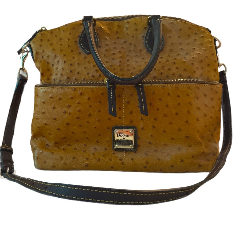 Dooney & Bourke Cognac Vintage Satchel!!!!